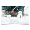 Ole Miss Rebels - Snow Day Snow Man - College Wall Art #Poster