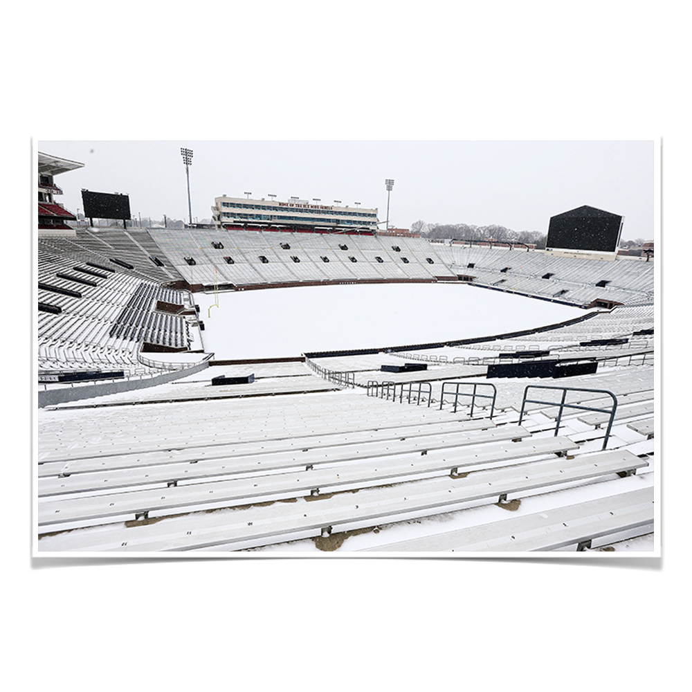 Ole Miss Rebels - Snow Day-Vaught- Hemingway - College Wall Art #Canvas