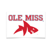 Ole Miss Rebels - Ole Miss Land Shark - College Wall Art #Poster
