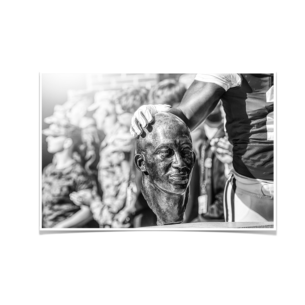 Ole Miss Rebels - Never Quit B&W - College Wall Art #Canvas