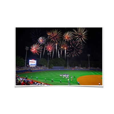 Ole Miss Rebels - More Fireworks Over Swayze - College Wall Art #Poster
