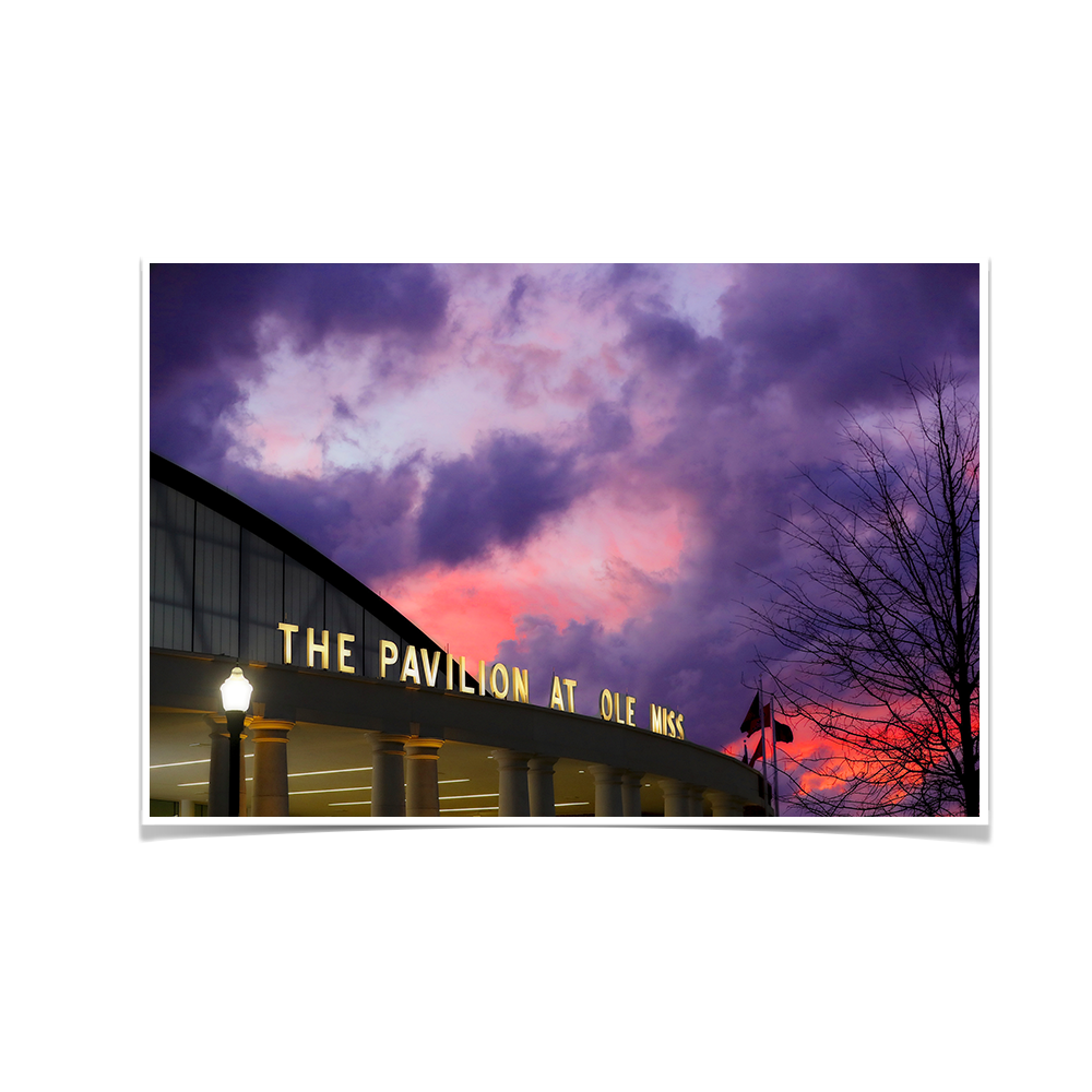 Ole Miss Rebels - The Pavilion at Ole Miss - College Wall Art #Canvas