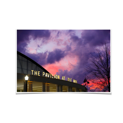 Ole Miss Rebels - The Pavilion at Ole Miss - College Wall Art #Poster