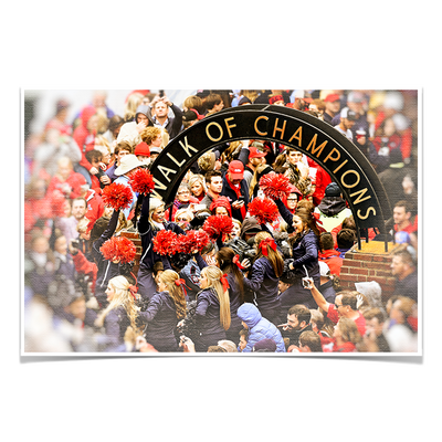 Ole Miss Rebels - Walk of Champions Cheer - College Wall Art #Poster