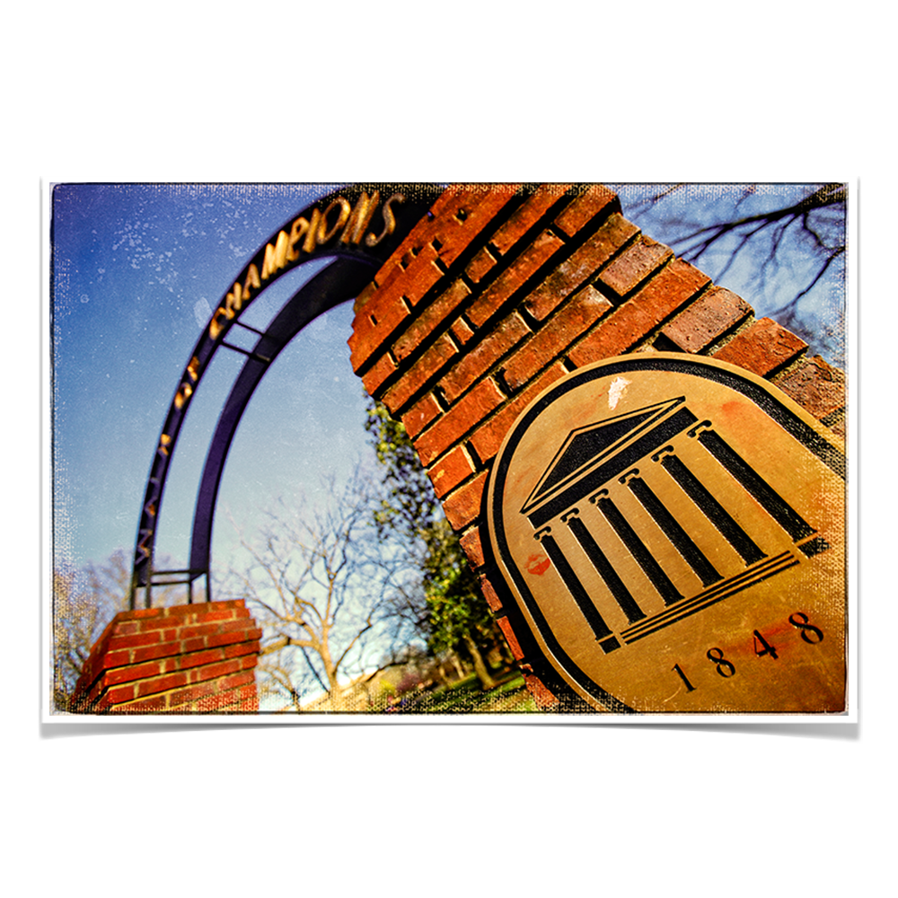 Ole Miss Rebels - 1841 Walk Of Champions - College Wall Art #Canvas