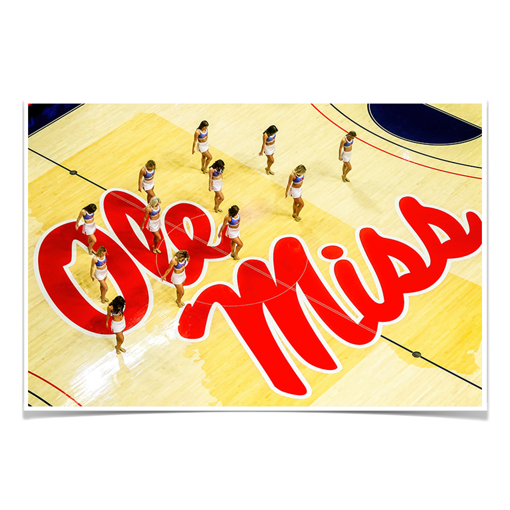 Ole Miss Rebels - Ole Miss Basketball Cheer - College Wall Art #Canvas