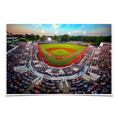 Ole Miss Rebels - Swayze Sunset - College Wall Art #Poster