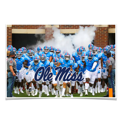 Ole Miss Rebels - Powder Blue 1 - College Wall Art #Poster