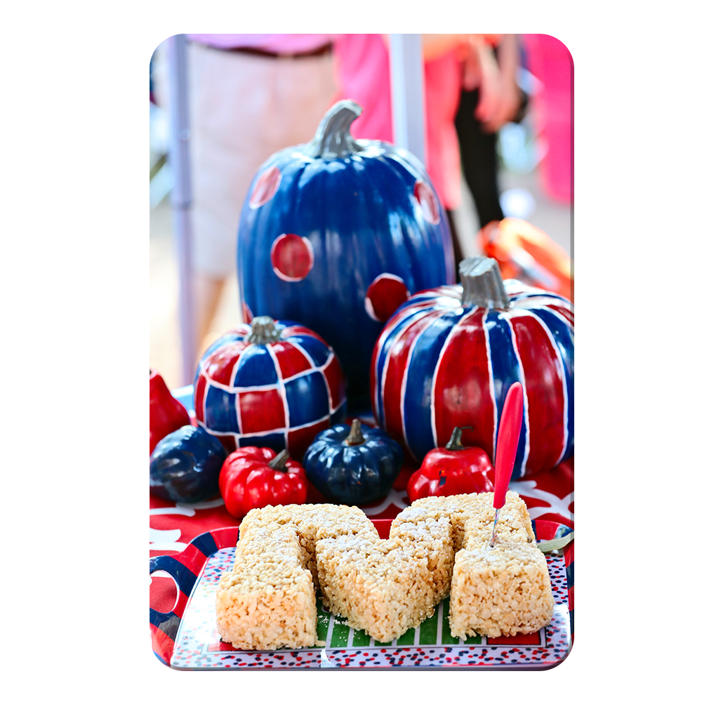 Ole Miss Rebels - Mississippi Pumpkin - College Wall Art #Canvas