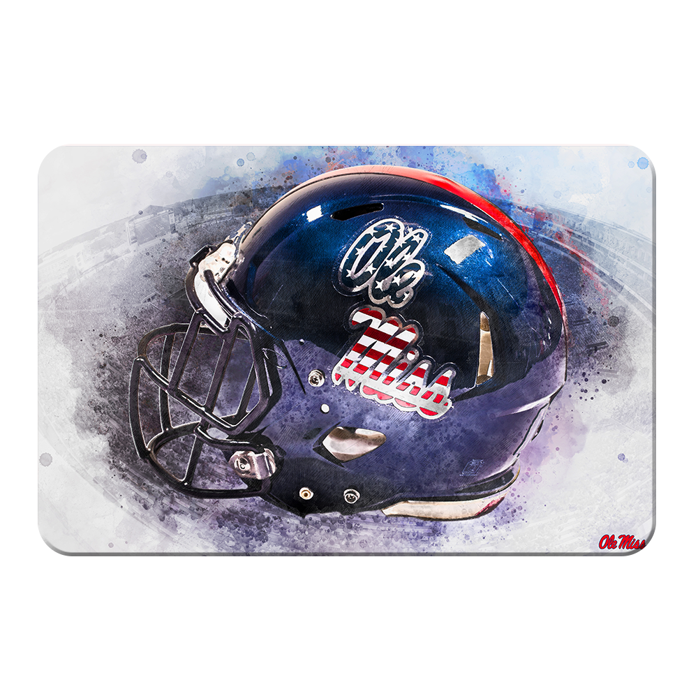 Ole Miss Rebels - Military Appreciation Day Helmet - College Wall Art #Canvas