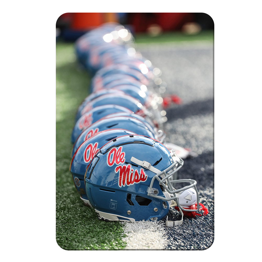 Ole Miss Rebels - Ole Miss Football Helmets - College Wall Art #Canvas