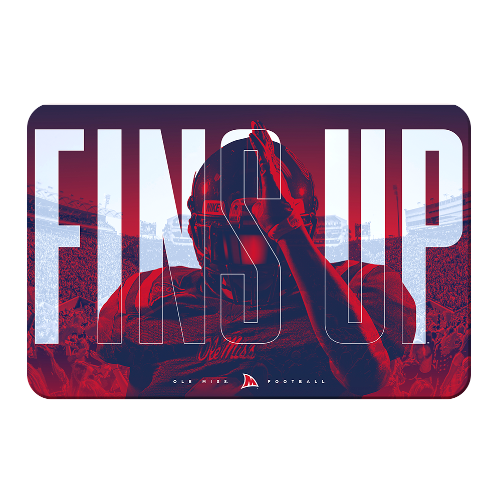 Ole Miss Rebels - Fins Up Ole Miss Football - College Wall Art #Canvas