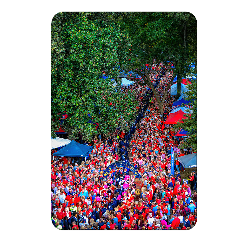 Ole Miss Rebels - Walk Of Champions from new Student Union - College Wall Art #Canvas