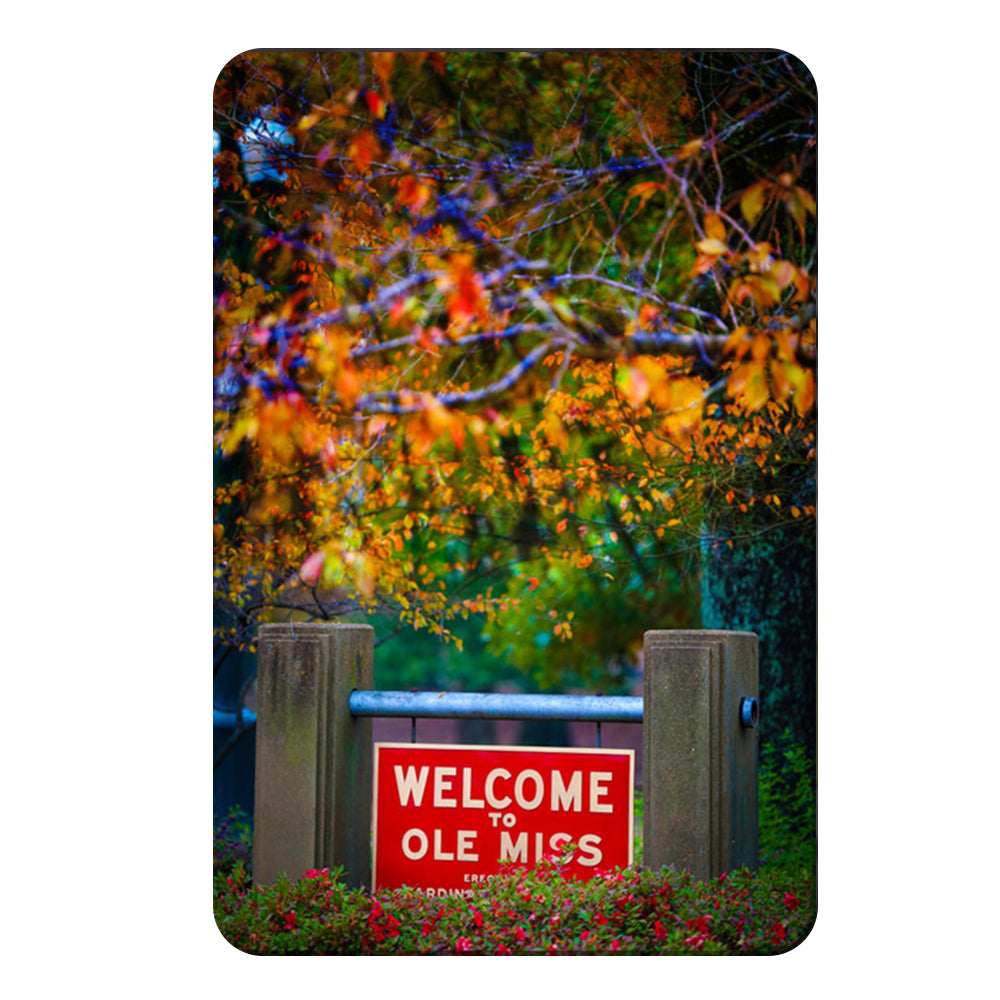 Ole Miss Rebels - Welcome to Ole Miss - College Wall Art #Canvas