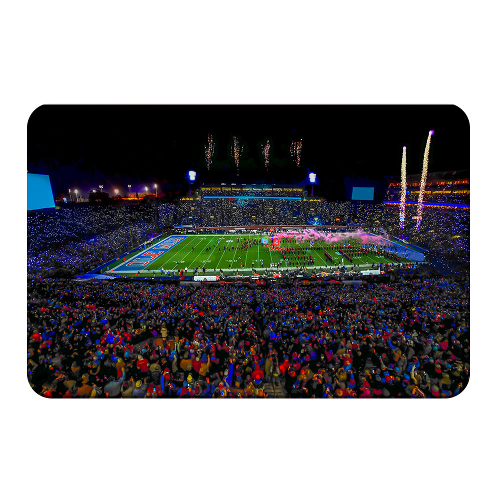 Ole Miss Rebels-Ole Miss Light Show - College Wall Art #Canvas