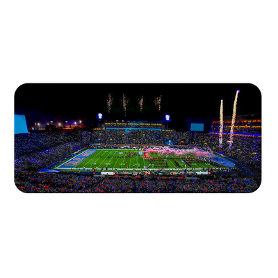 Ole Miss Rebels - Ole Miss Light Show Panoramic - College Wall Art #PVC