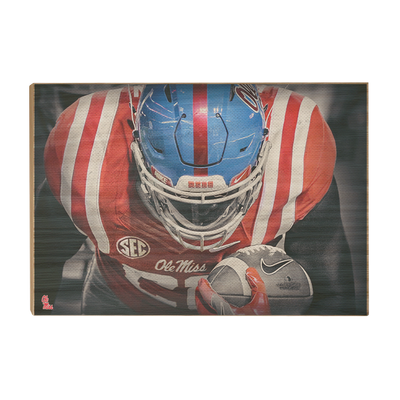 Ole Miss Rebels - Ole Miss Charge - College Wall Art #Wood