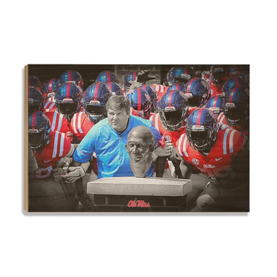 Ole Miss Rebels - Family - College Wall Art #Wood