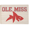 Ole Miss Rebels - Ole Miss Land Shark - College Wall Art #Wood
