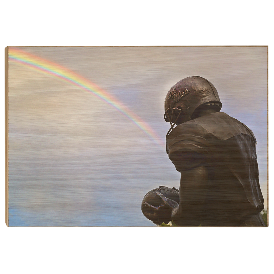 Ole Miss Rebels - Football Rainbow - College Wall Art #Canvas