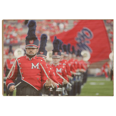 Ole Miss Rebels - Marching In - College Wall Art #Wood