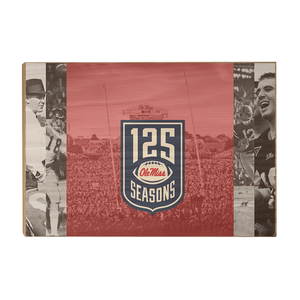 Ole Miss Rebels - 125 Ole Miss - College Wall Art #Canvas