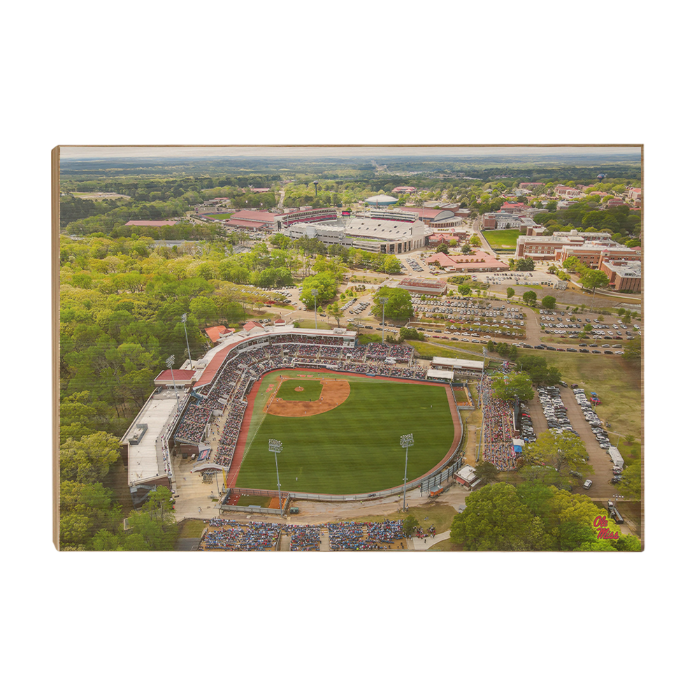 Ole Miss Rebels - Aerial Sports Complex - College Wall Art #Canvas