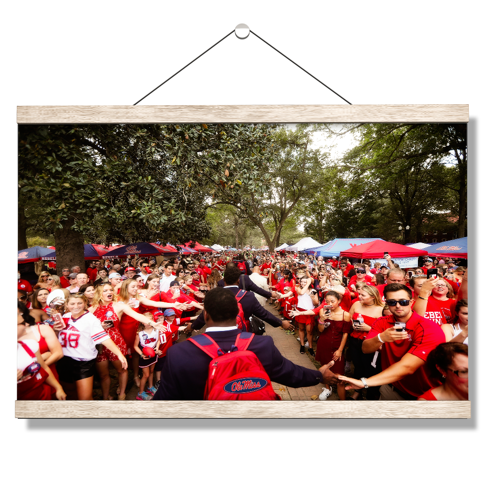 Ole Miss Rebels - The Walk - College Wall Art #Canvas