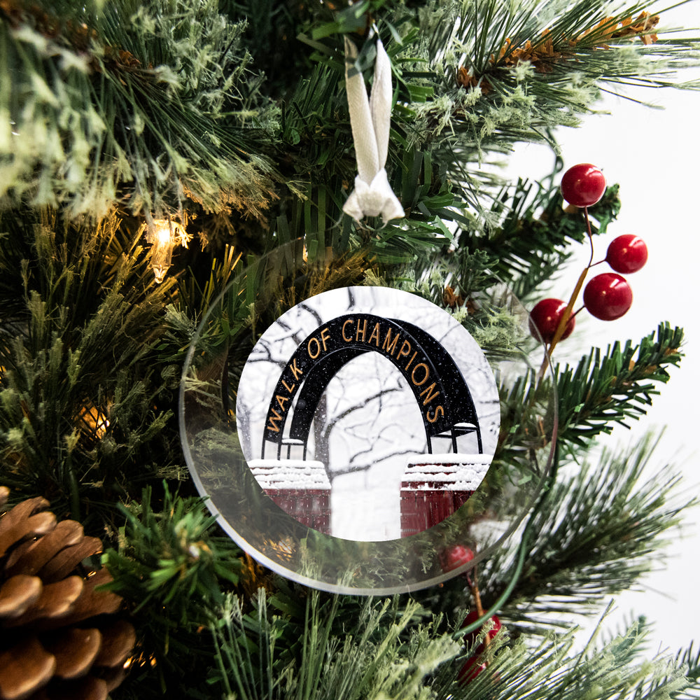 Ole Miss Rebels - Snow Day Walk of Champions Ornament & Bag Tag