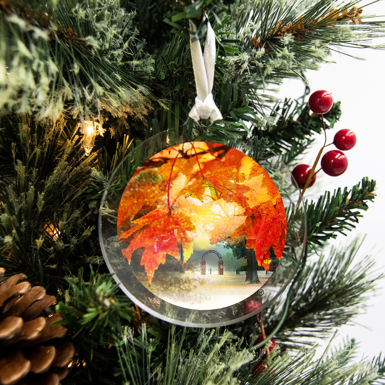 Ole Miss Rebels - Autumn Walk of Champions Ornament & Bag Tag