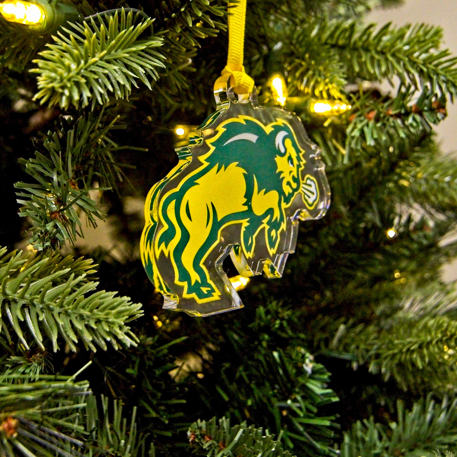 North Dakota State Bison - Bison Charge Bag Tag & Ornament
