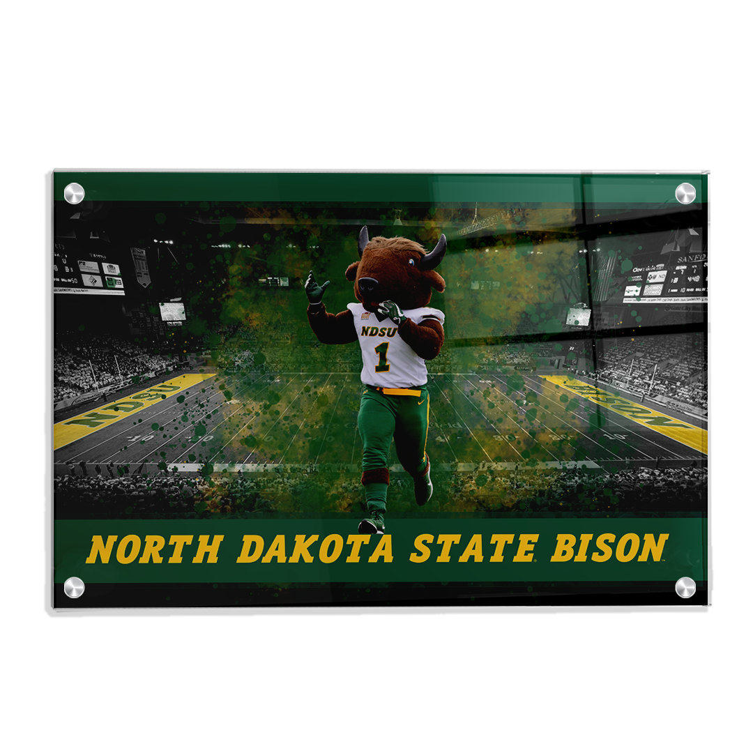 North Dakota State Bison - Thundar's North Dakota State Bison - College Wall Art #Canvas