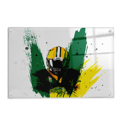 North Dakota State Bisons - NDSU Football Paint - College Wall art #Acrylic
