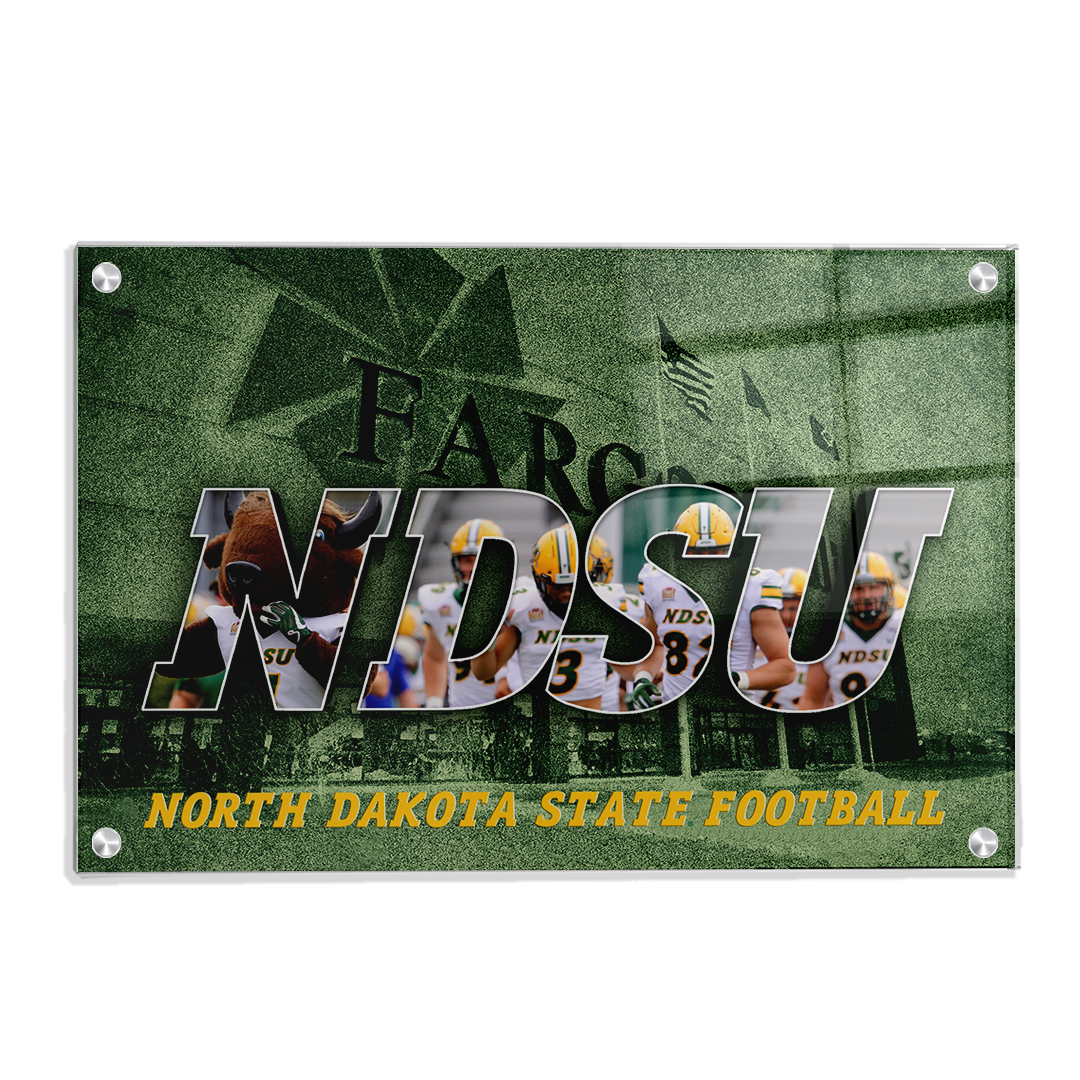 North Dakota State Bisons - NDSU Football - College Wall Art #Canvas