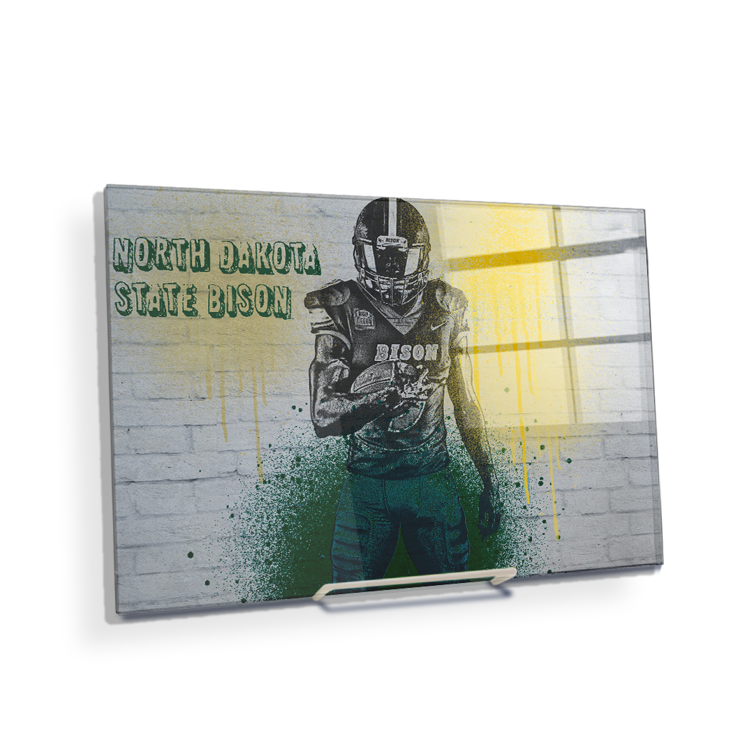 North Dakota State Bison - NDSU Graffiti - College Wall Art #Canvas