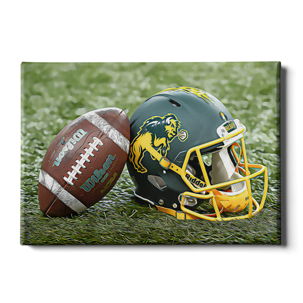 fantasy football helmet dc North Dakota State Bison - NDSU - Harvet Helmet