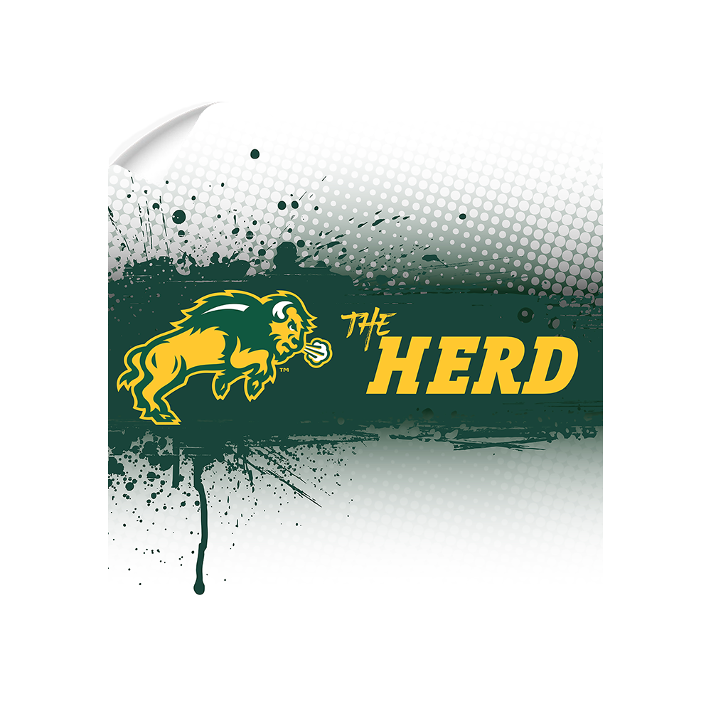 North Dakota State Bisons - The Herd - College Wall Art #Canvas