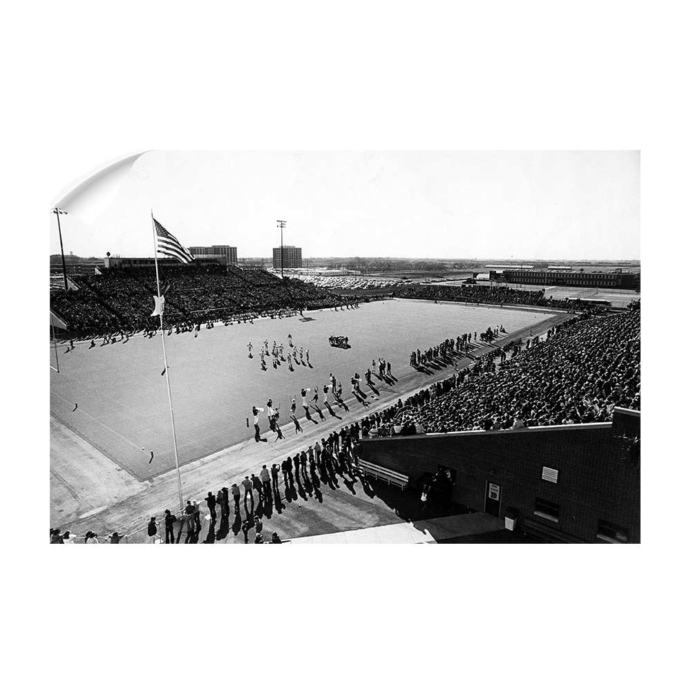 North Dakota State Bisons - Vintage 1975 Dacotah Field - College Wall Art #Canvas