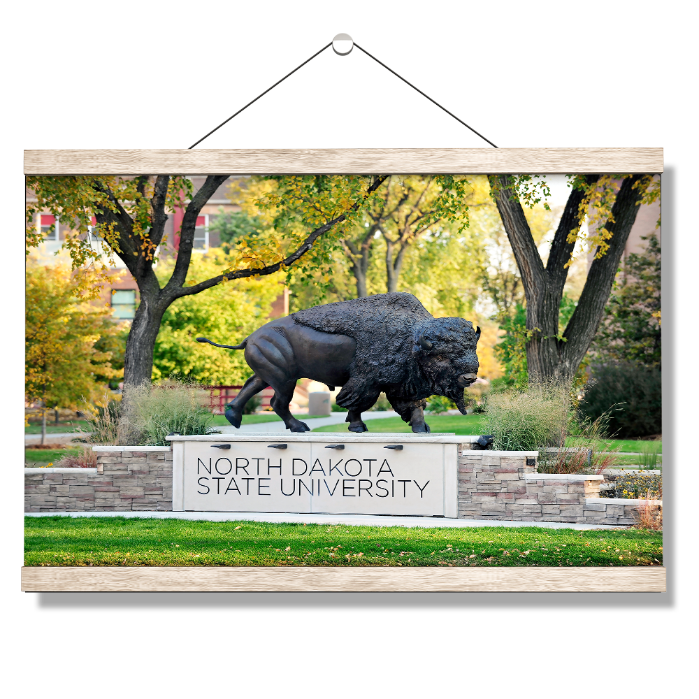 North Dakota State Bisons - North Dakota State University - College Wall Art #Canvas