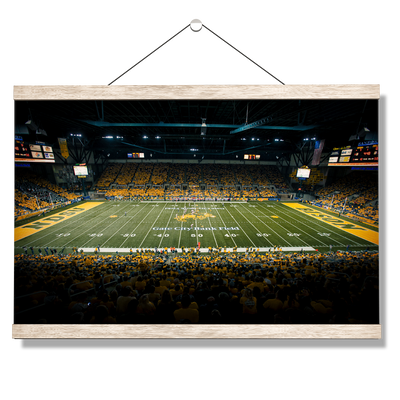 North Dakota State Bisons - Gate City Bank Field - College Wall Art #Hanging Canvas