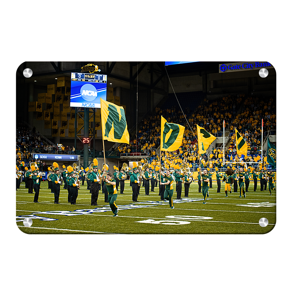 North Dakota State Bisons - Enter NDSU - College Wall Art #Canvas