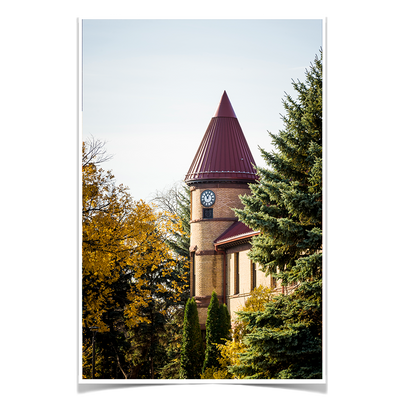 North Dakota State Bisons - Old Main - College Wall Art #Poster