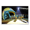 North Dakota State Bisons - Enter Bison Oil Painting - College Wall Art #Poster