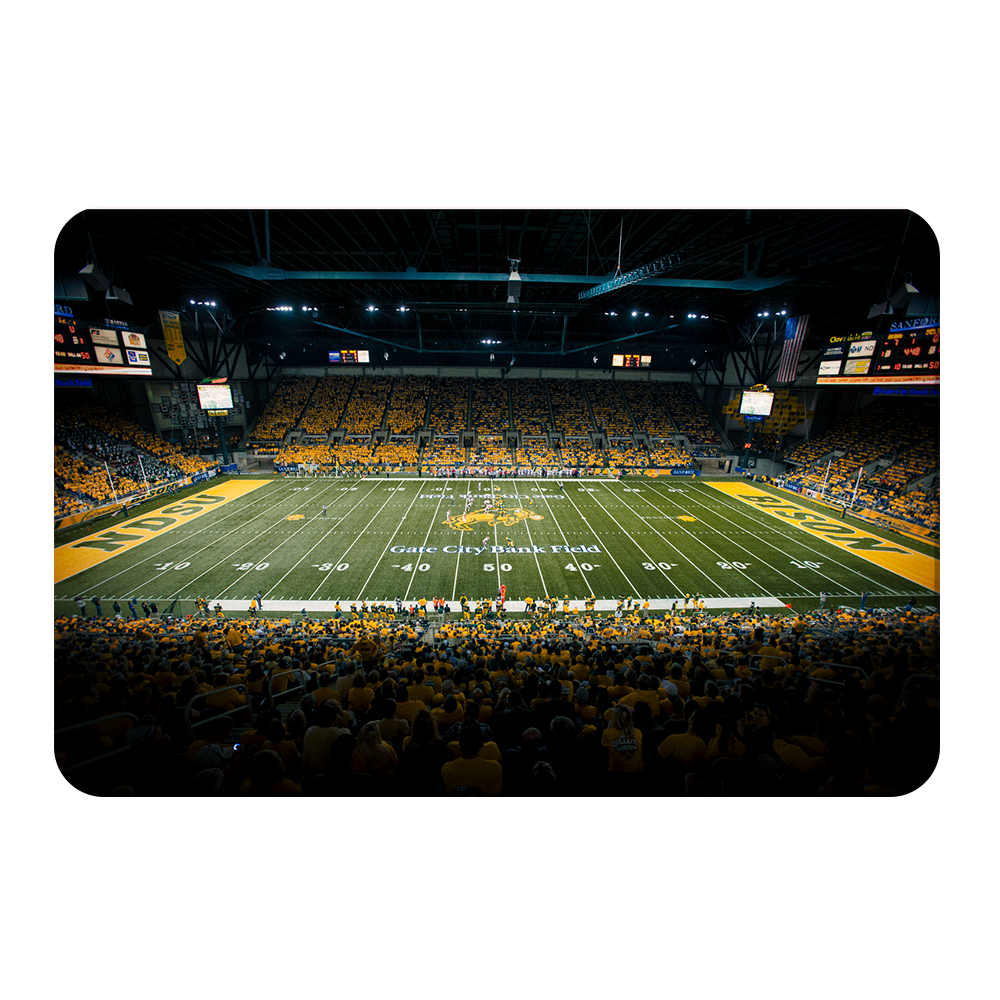 North Dakota State Bisons - Gate City Bank Field - College Wall Art #Canvas