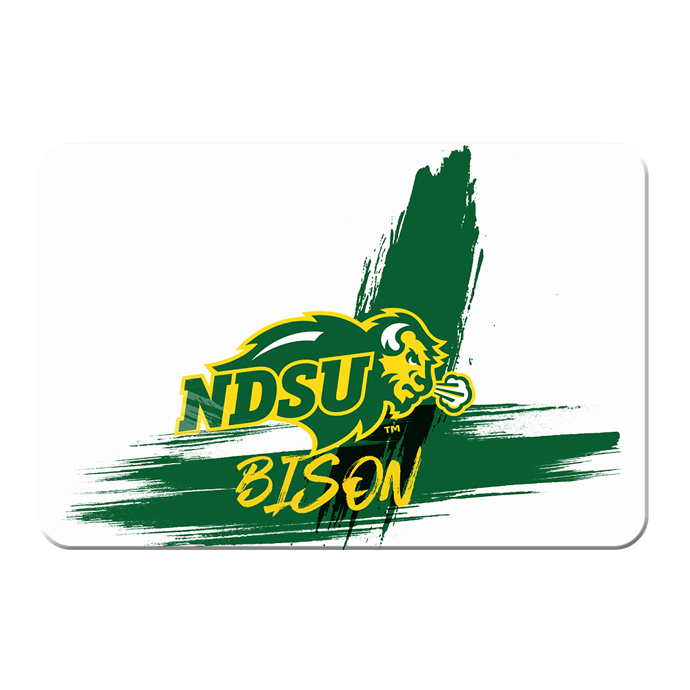North Dakota State Bisons - Paint Ornament cutout - College Wall Art #Canvas
