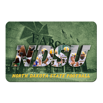 North Dakota State Bisons - NDSU Football - College Wall Art #PVC