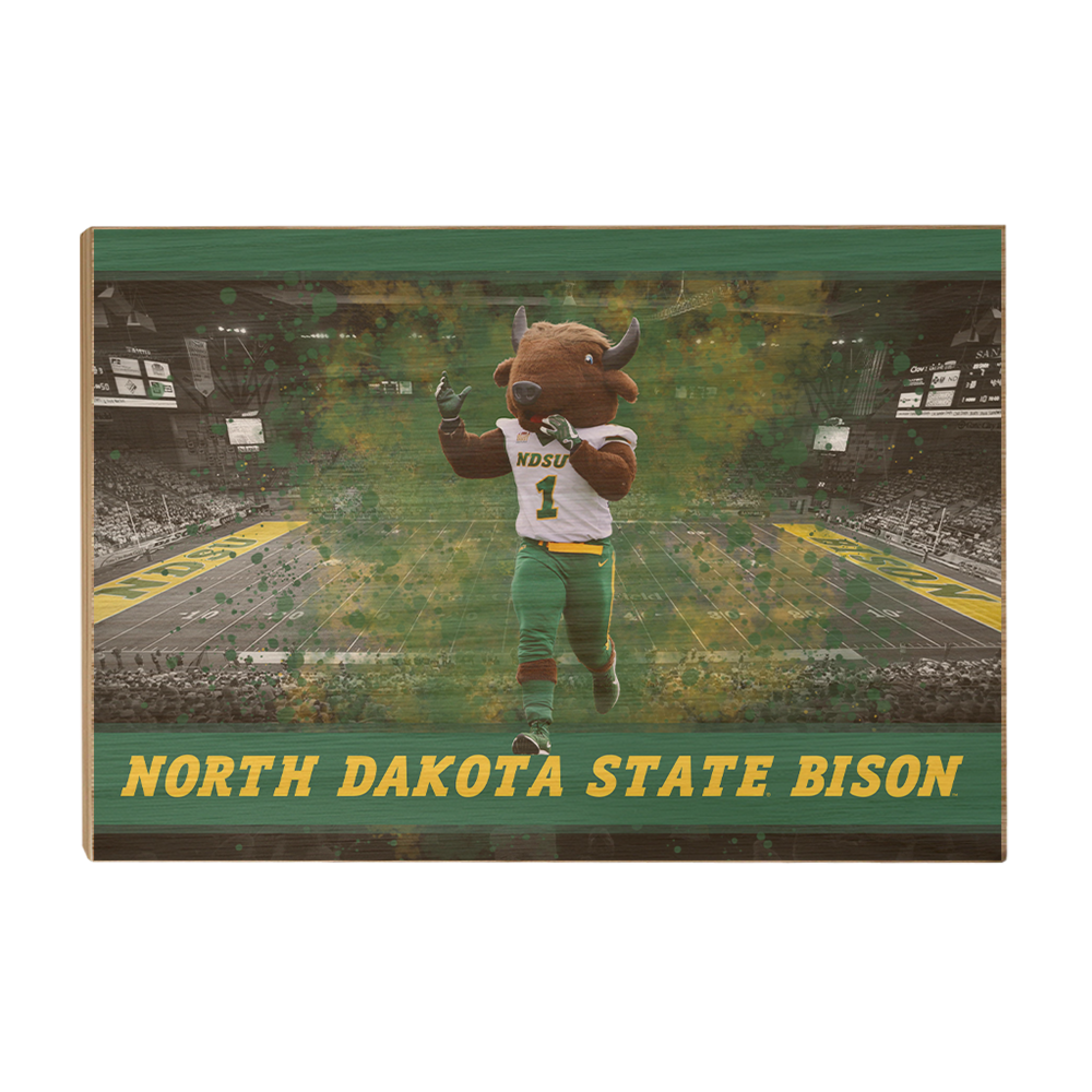 North Dakota State Bison - Thundar's North Dakota State Bison - College Wall Art #Canvas