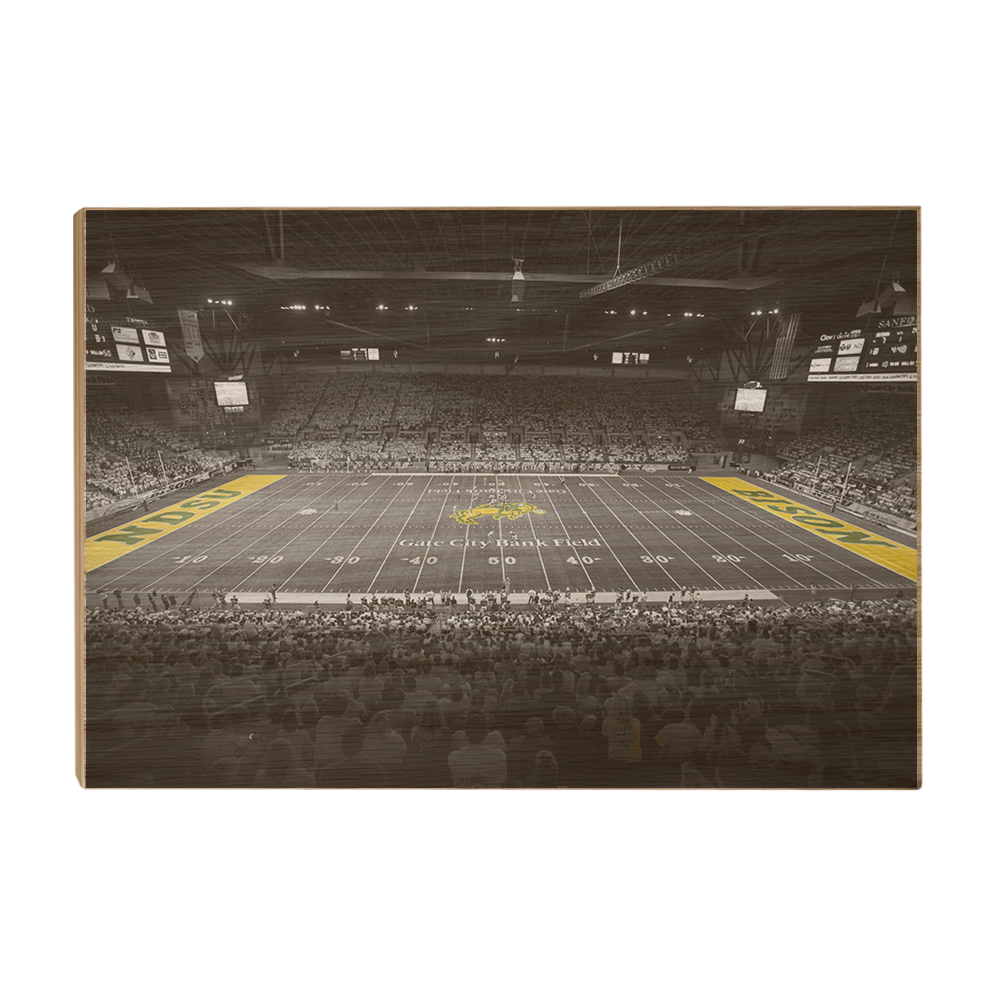 North Dakota State Bisons - Gate City Bank Field BWC - College wall Art #Canvas