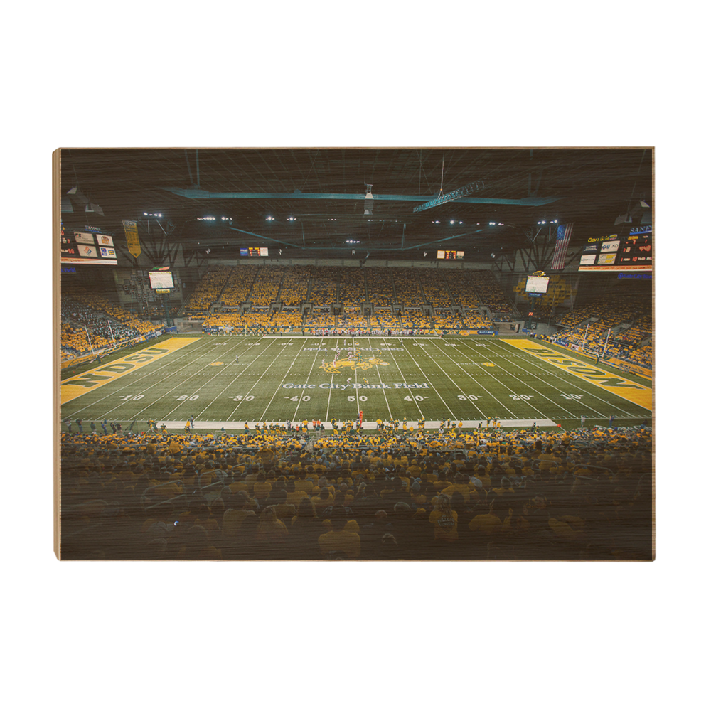 North Dakota State Bisons - Gate City Bank Field - College Wall Art #Canvas