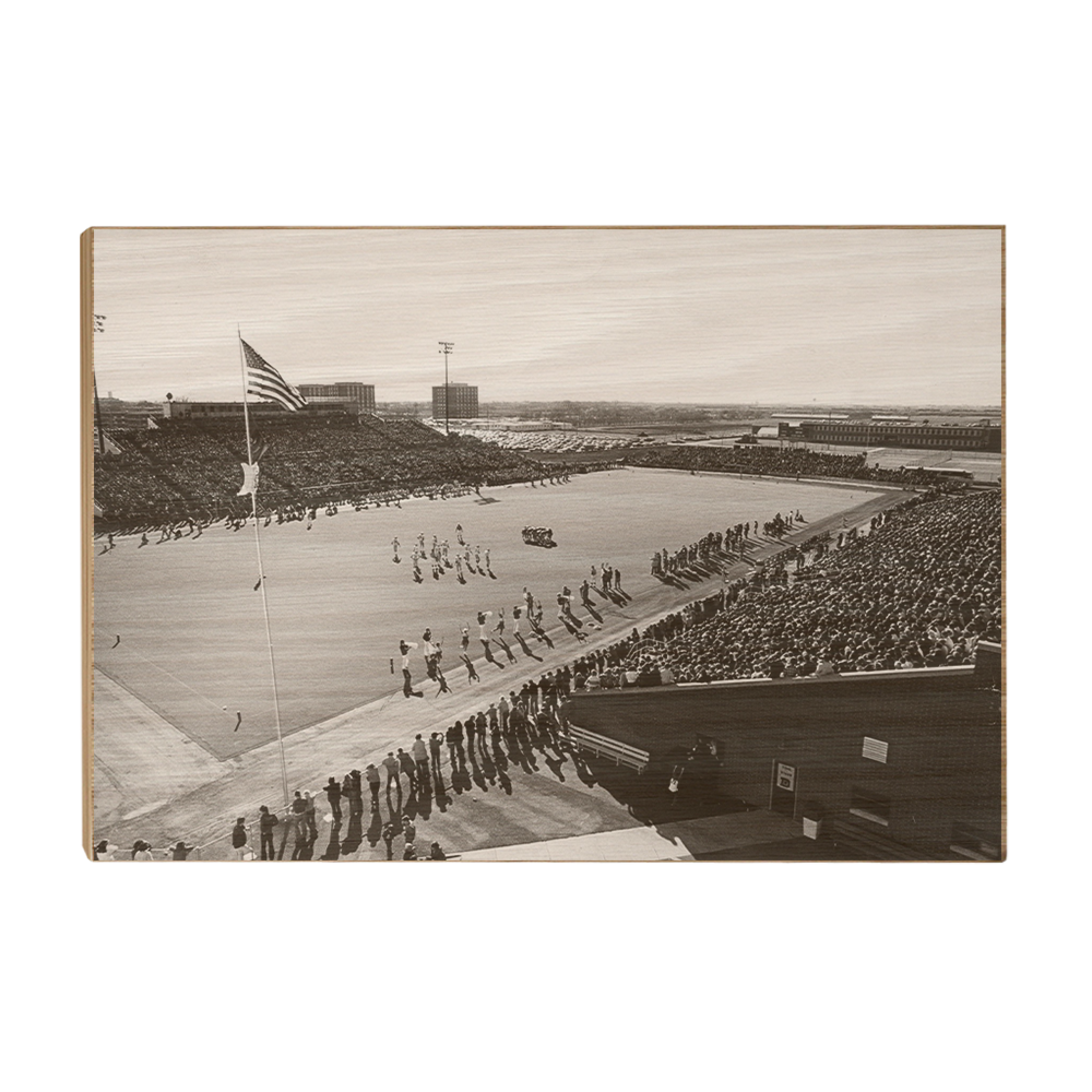 North Dakota State Bisons - Vintage 1975 Dacotah Field - College Wall Art #Canvas